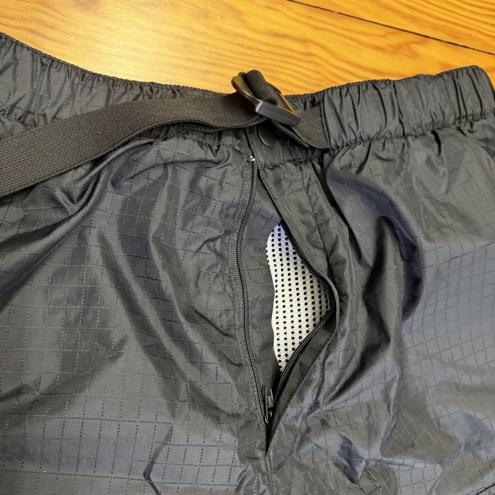 Marlboro Unlimited Swim Shorts Mens Medium Black Cargo Nylon Mesh Lined Trunks - Picture 9 of 14